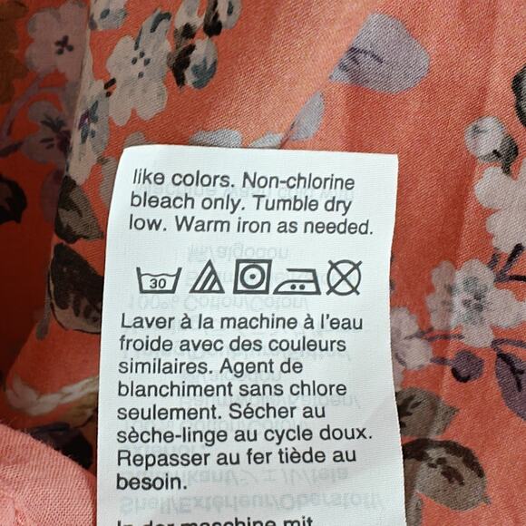 J Crew Liberty Fabric Ruffle Hem Midi Dress Size 4 Josephine Floral Print - Picture 14 of 15